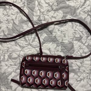 Time in tru geo Crossbody wallet